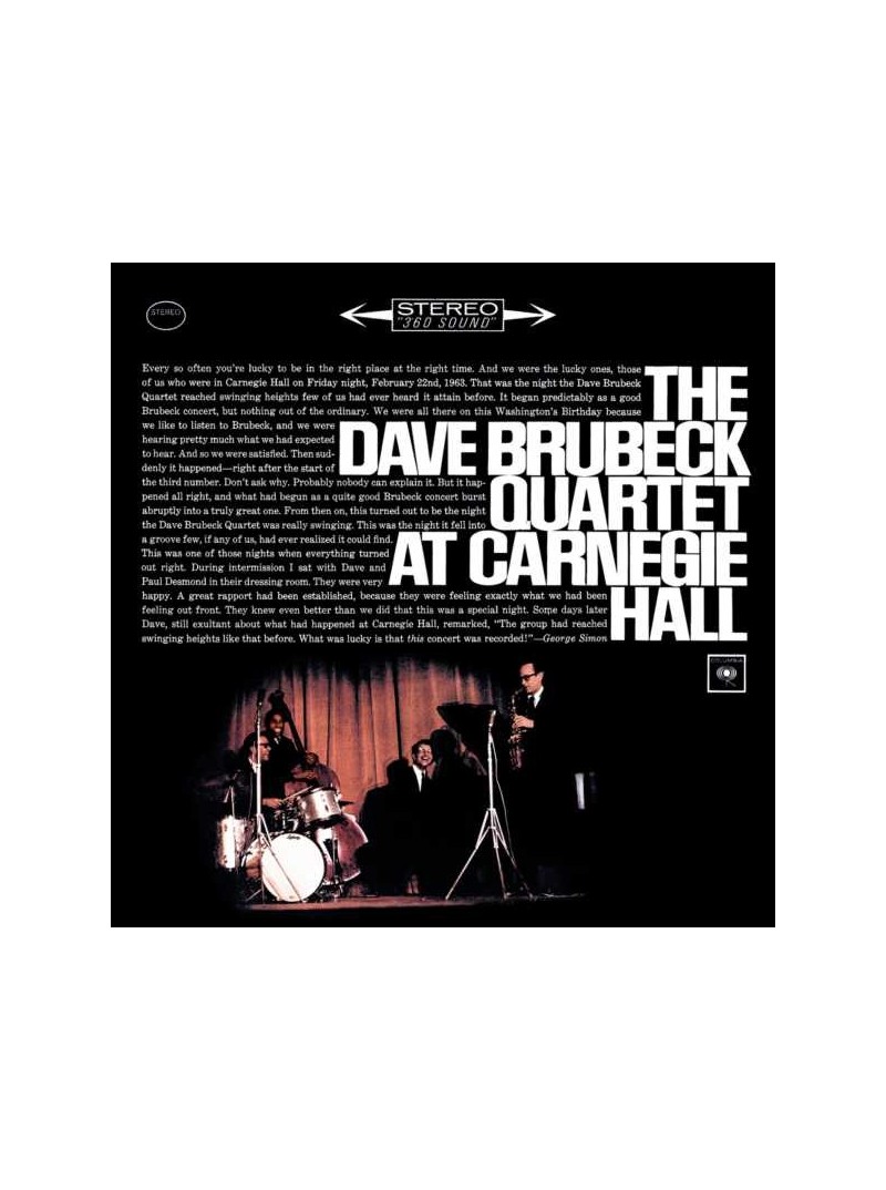Dave Brubeck Quartet  At Carnegie Hall 