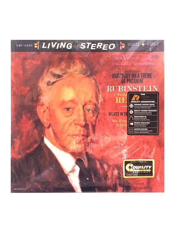  Rubinstein Rachmaninoff Falla  ‎– Rhapsody On A Theme Of Paganini - Nights In The Gardens Of Spain 